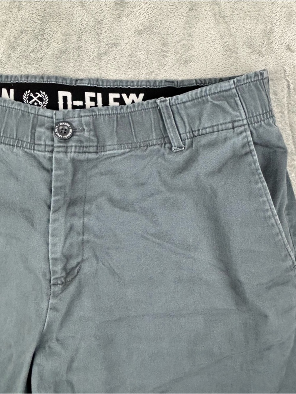 Dixxon Flannel Co Shorts Mens‎ Green D-Flexx Elastic Waistband Casual - Picture 4 of 14